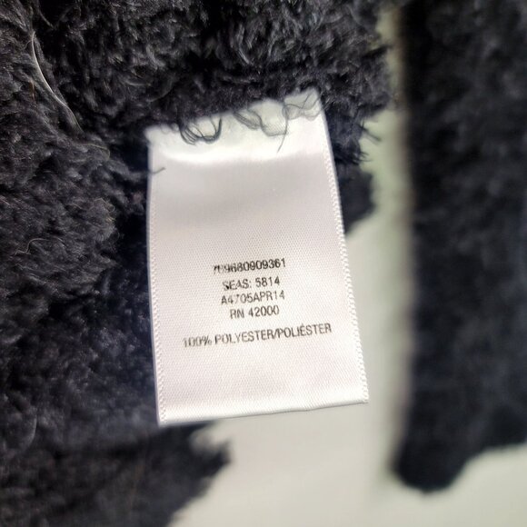 Piper Girls Sweater L 10-12 Black Sequins Shag Fuzzy Long Sleeve Knit V Neck - Picture 4 of 10